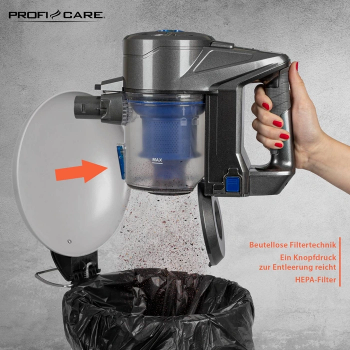 PROFICARE Şarjlı Pilli Zemin Süpürgesi