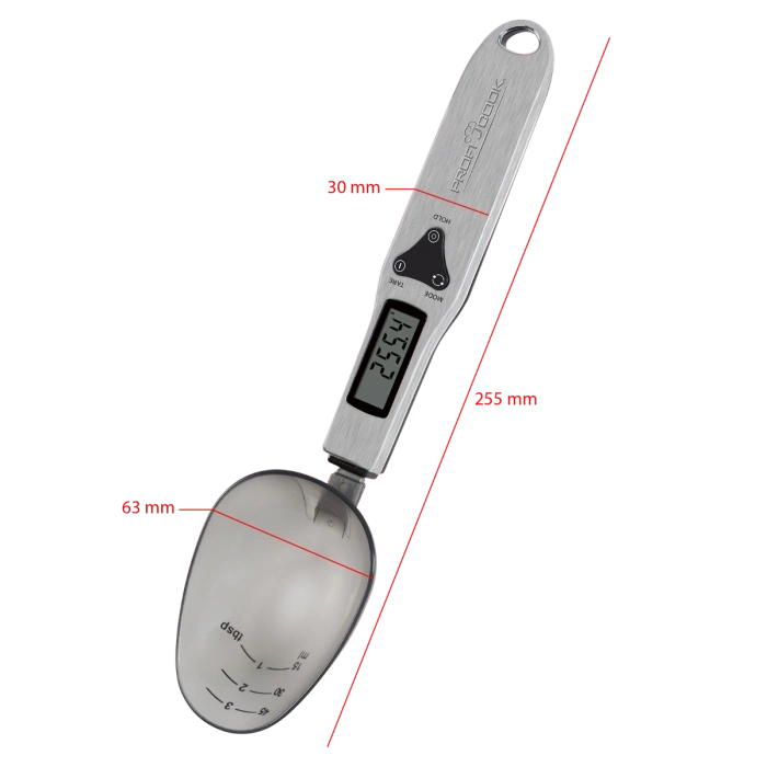 PROFICOOK Paslanmaz Çelik Dijital Kaşık Terazisi
