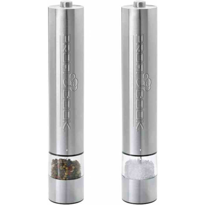 PROFICOOK Pilli Baharat ve Tuz Değirmeni Seti