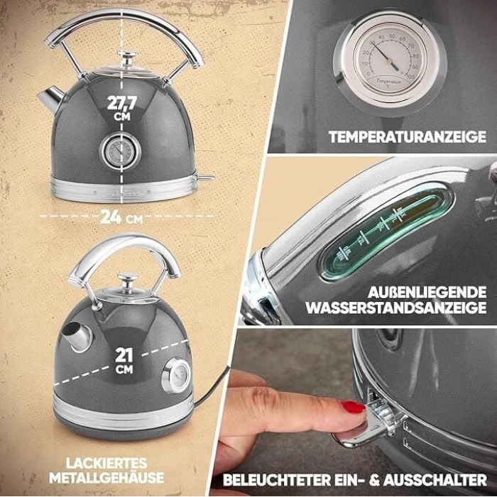 PROFICOOK Retro Su Isıtıcısı