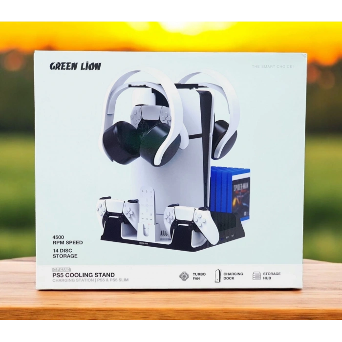 Green Lion PS5 Stand