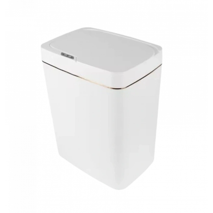Sensörlü Beyaz Çöp Kovası - 18L