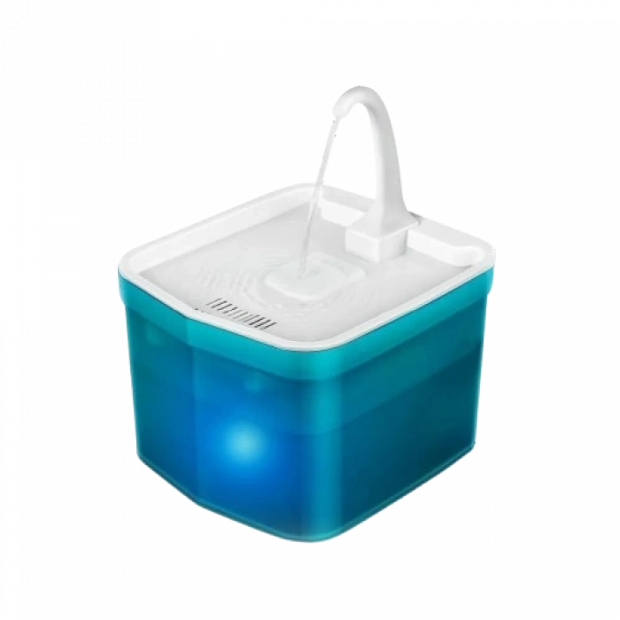 Sessiz LED Işıklı Evcil Hayvan Su Sebili - Otomatik Evcil Havyan Su Çeşmesi