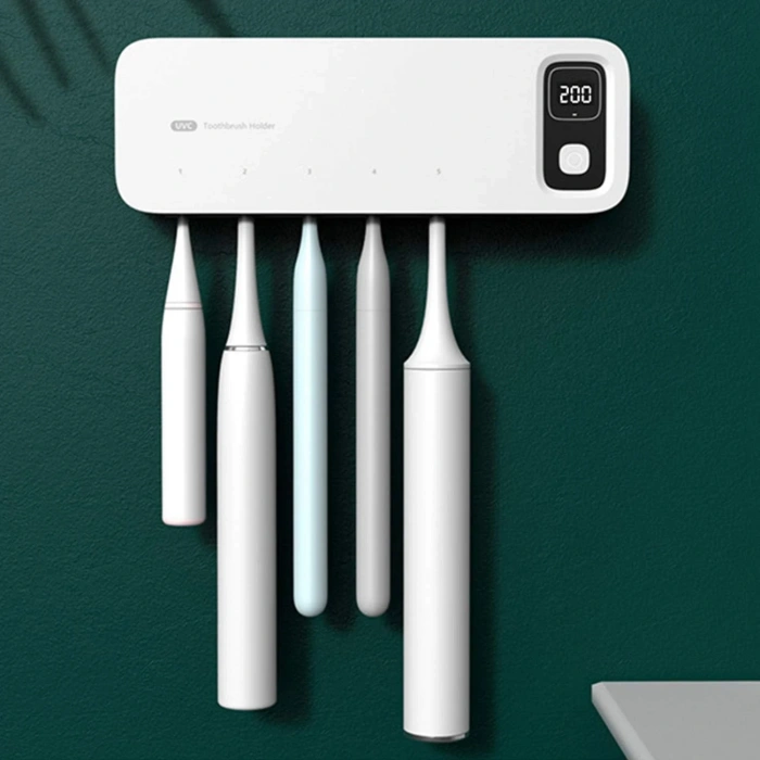 Standlı Diş Fırçası Kurutucu ve UV Sterilizatör