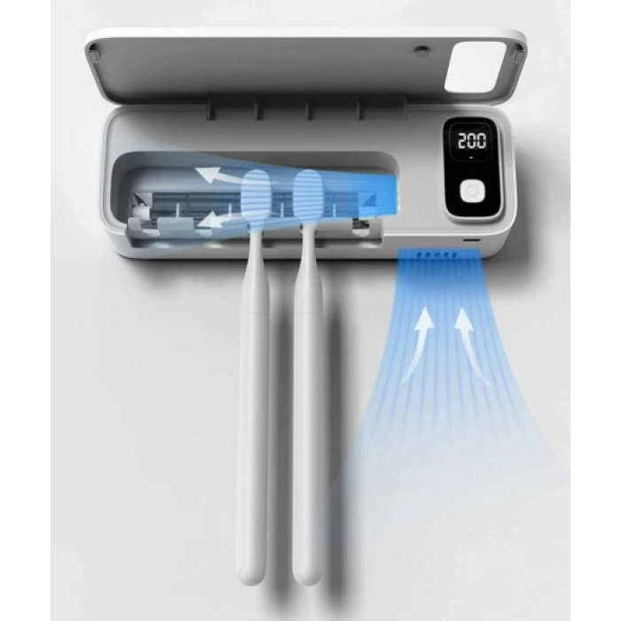 Standlı Diş Fırçası Kurutucu ve UV Sterilizatör