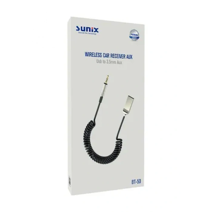 Sunix BT-50 Wireless Car Receiver AUX (Bluetooth Araç Kiti)