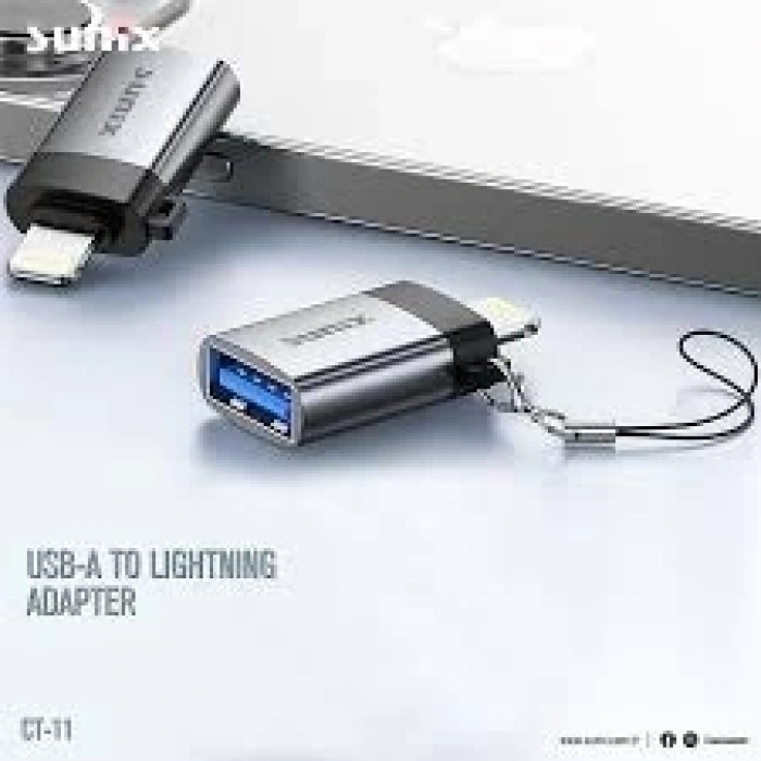 Sunix CT-11 Lightning to USB-A Çevirici Adaptör