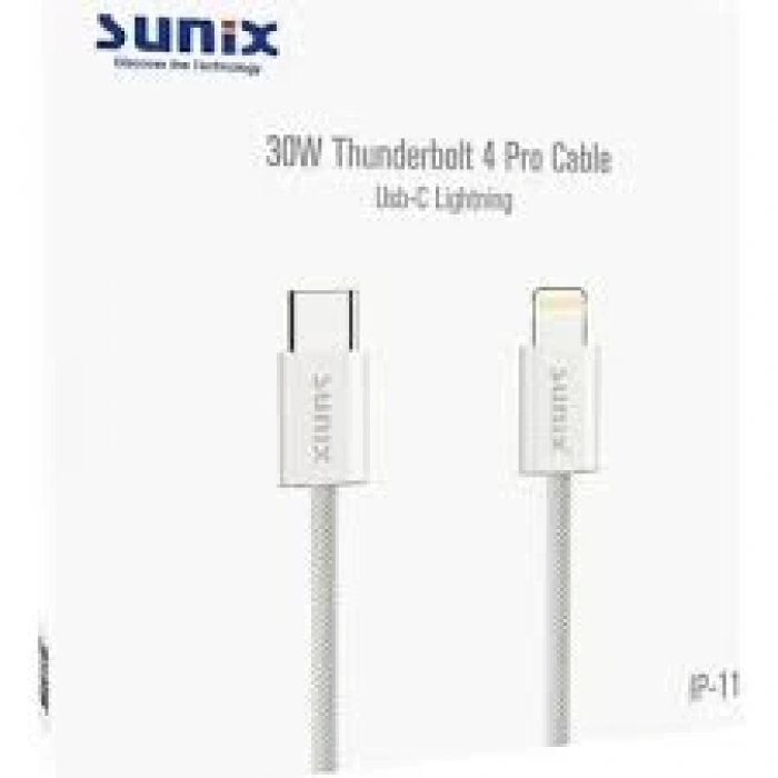 Sunix IP-10 Lightning Şarj ve Data Kablosu
