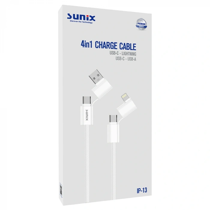 Sunix IP-13 Lightning Şarj ve Data Kablosu