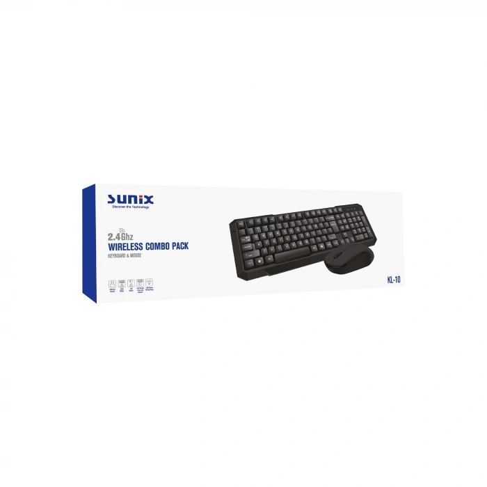 Sunix KL-10 Wireless Klavye & Mouse Seti