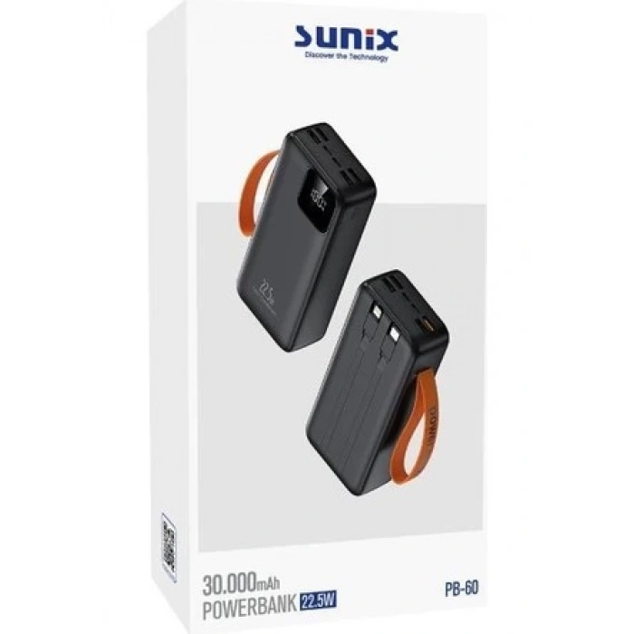 Sunix PB-60 Powerbank 30.000 mAh