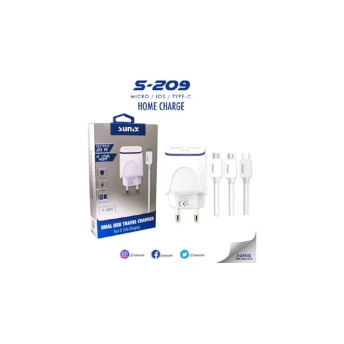 Sunix S-209 Şarj Başlığı