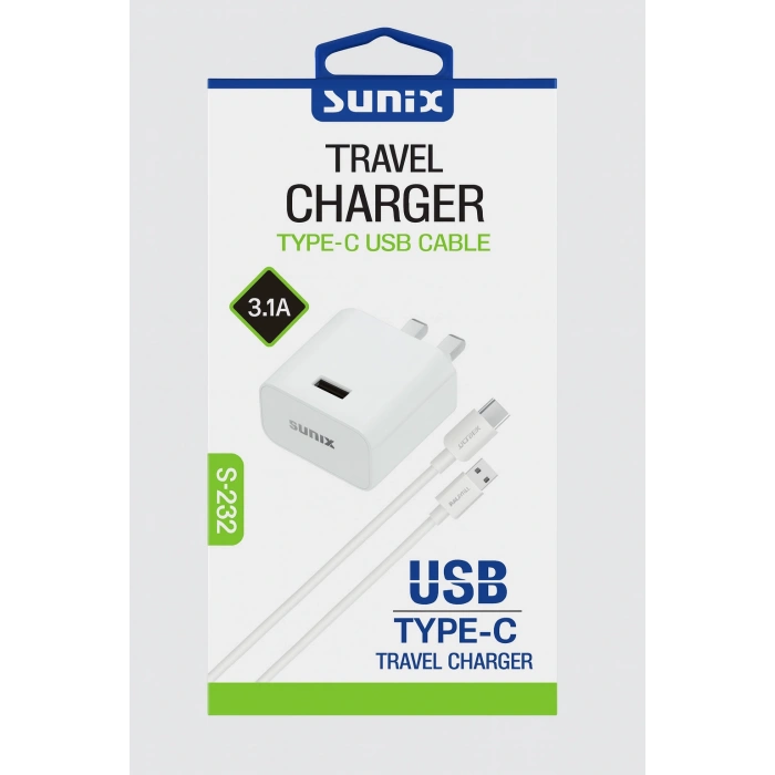 Sunix S-232 3’ü 1 Arada Şarj Başlığı