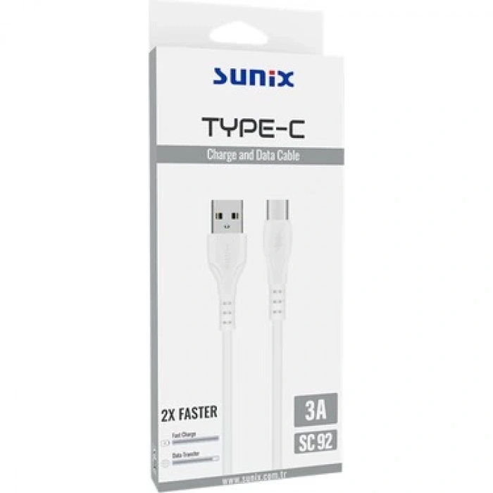 Sunix SC-90 / SC-91 / SC-92 Hızlı Şarj Kablosu