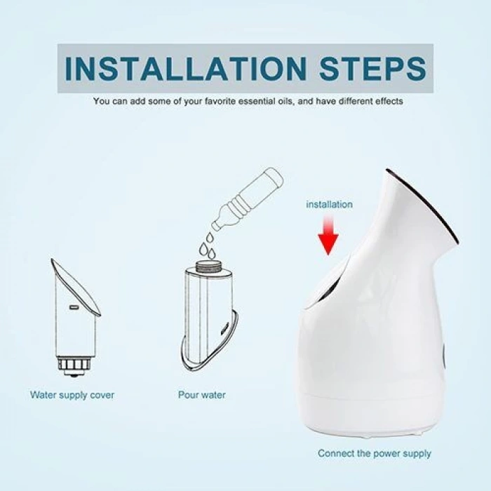 Taşınabilir Yüz Buhar Makinesi – Derinlemesine Cilt Bakımı