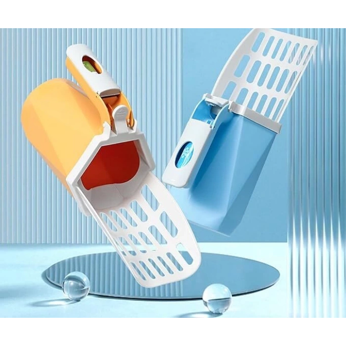 Tek Parça Kedi Kumu Küreği - Ergonomik Tasarımlı Temizlik Aracı