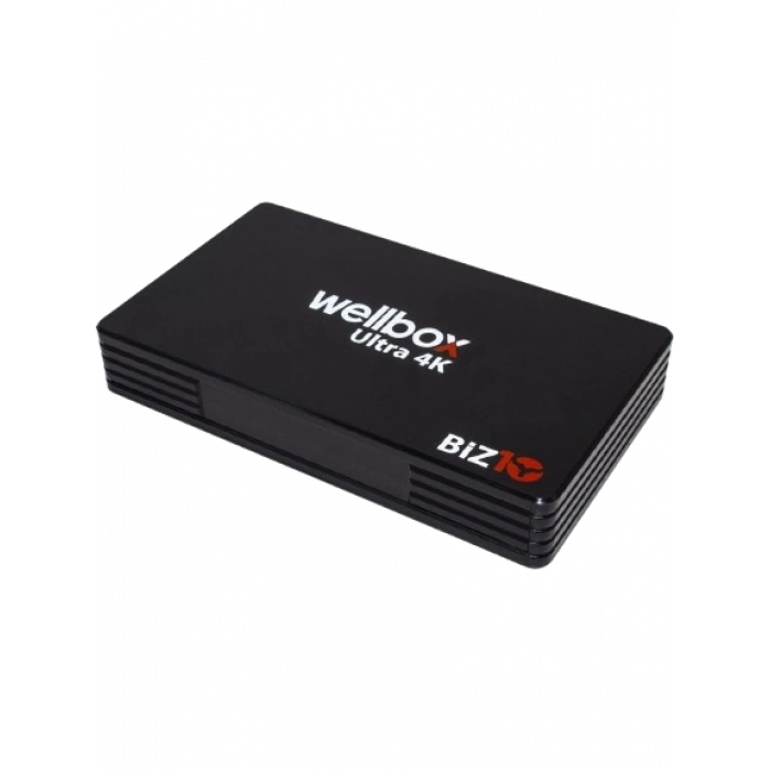 WELLBOX BiZ10 4K Android TV Box Uydu Alıcısı