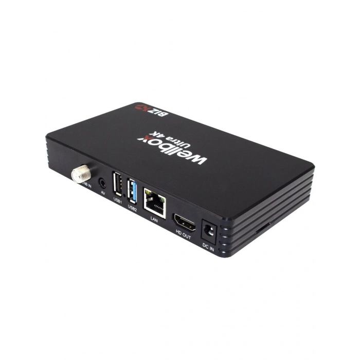 WELLBOX BiZ10 4K Android TV Box Uydu Alıcısı