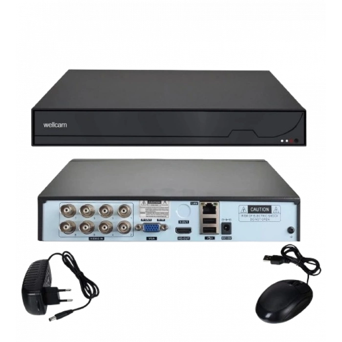 WELLCAM DVR Kayıt Cihazı - 8 Kanal 5MP