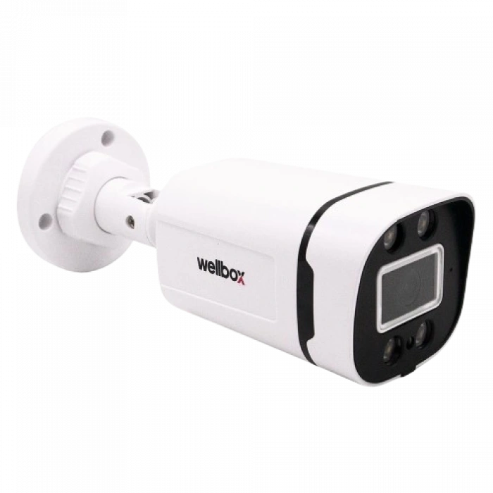 WELLCAM Outdoor Kamera Dış Mekan - 2MP (Gece Görüşlü, Renkli)
