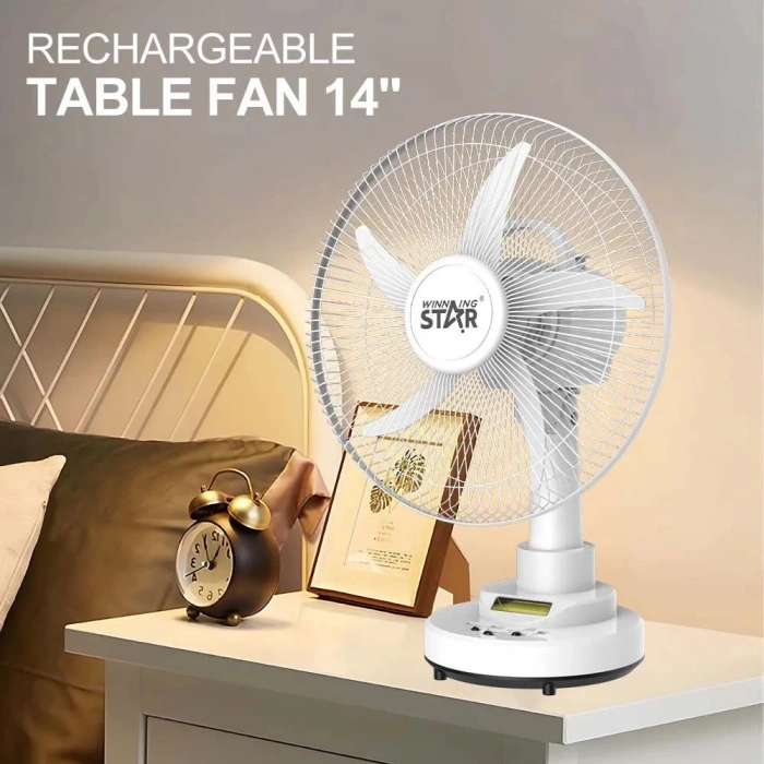 WİNNİNG STAR Şarjlı Masa Vantilatörü