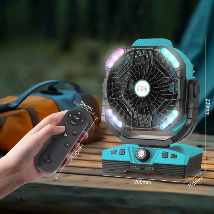 WİNNİNG STAR Şarjlı Masa Vantilatörü