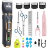 Profesyonel Evcil Hayvan Tıraş Makinesi Seti – Kedi & Köpek Bakım Seti