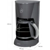 BOMANN Filtre Kahve Makinesi – Gri (900W)