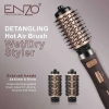 ENZO Pürüzsüz ve Işıltılı Saç Açıcı Sıcak Hava Fırçası (Islak & Kuru Şekillendirici)