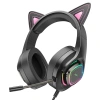 HOCO W107 “Cute Cat” RGB Kablosuz Gaming Kulaklık