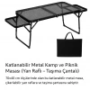 Katlanabilir Metal Kamp Masası
