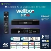 WELLBOX BiZ10 4K Android TV Box Uydu Alıcısı