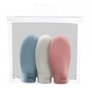 3lü Taşınabilir Seyahat Şişesi Seti (60 ml)