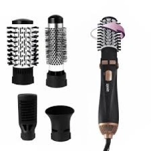 5’i 1 Arada Döner Başlıklı Sıcak Hava Fırçası – Saç Şekillendirme Seti