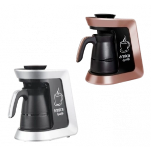 ARNICA Köpüklü Türk Kahve Makinesi - Rose / Silver