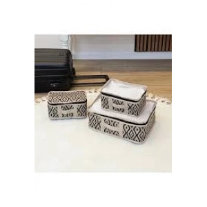 Bohe 3’lü Bavul İçi Seyahat Çantası