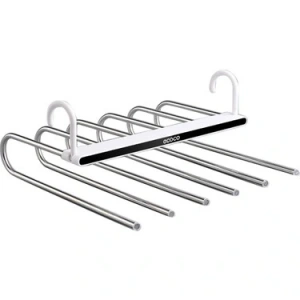 Ecco Katlanabilir Çoklu Pantolon Askılığı – 5 Kollu Metal Askı
