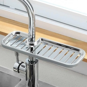 ECOCO Ayarlanabilir Lavabo Süngerlik ve Drenaj Rafı | Mutfak & Banyo Kullanımı İçin