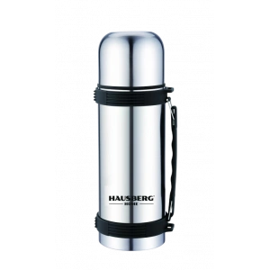 HAUSBERG Çift Duvarlı Vakumlu Seyahat Termosu | 750ML Kapasite & 15 Saat Isı Koruma