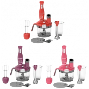 HAUSBERG Çoklu Blender Seti - Renkli