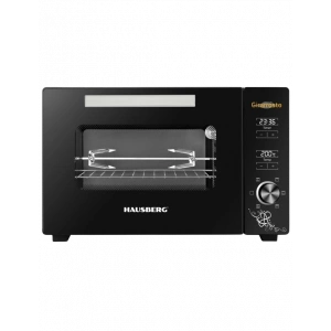 HAUSBERG Dijital Mini Fırın | 48L Kapasite & Turbo Fan