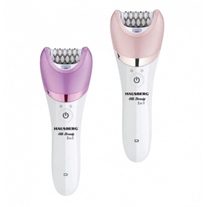 HAUSBERG Şarjlı 5’i 1 Arada Vücut ve Yüz Bakım Seti | Epilasyon, Tıraş, Masaj, Nasır Giderici & Yüz Fırçası