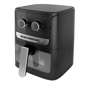 HAUSBERG Şeffaf Görünümlü Airfryer / Sıcak Hava Fritözü - 5 Litre Kapasiteli