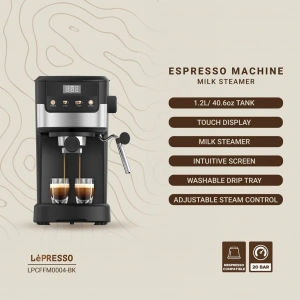 LePresso Espresso Makinesi – Süt Köpürtücülü