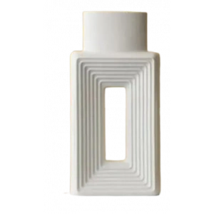 Modern Geometrik Seramik Vazo - Dikdörtgen