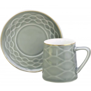 NEWAL Kahve Fincanı 6lı Set - 4 Renk Seçeneği