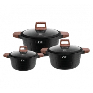 NEWAL Pyramid Tencere Seti - 6 Parça - 24/26/28 CM