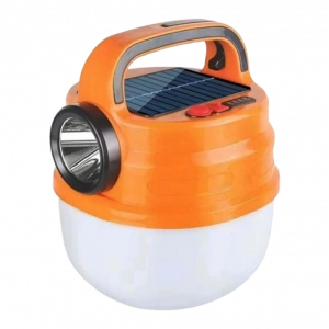 POWERMASTER Çift Işıklı Solar/Şarjlı Kamp Feneri 50W