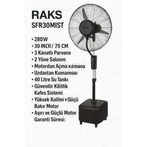 RAKS Sanayi Tipi Ayaklı Vantilatör