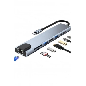 Shaza 8 in 1 USB Type-C Hub